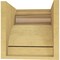 Ekena Millwork 11"W x 11"D x 11"H Wide Mayflower Rough Cedar Woodgrain TimberThane Corbel, Primed Tan CORUR11X11X11MAYRCPR - alternate 4